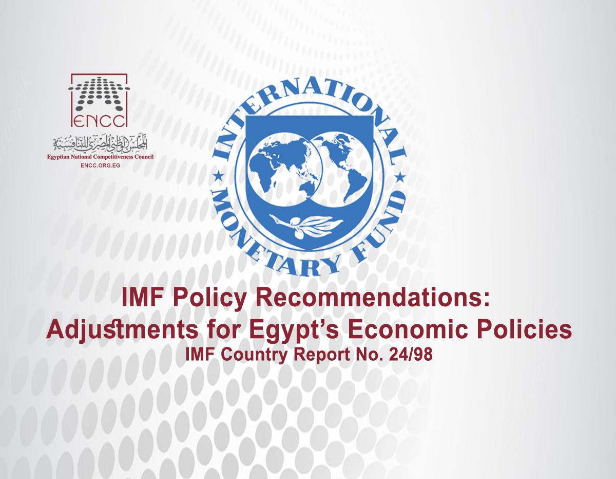 IMF Policy Recommendations: Adjustments for Egypt’s Economic Policies